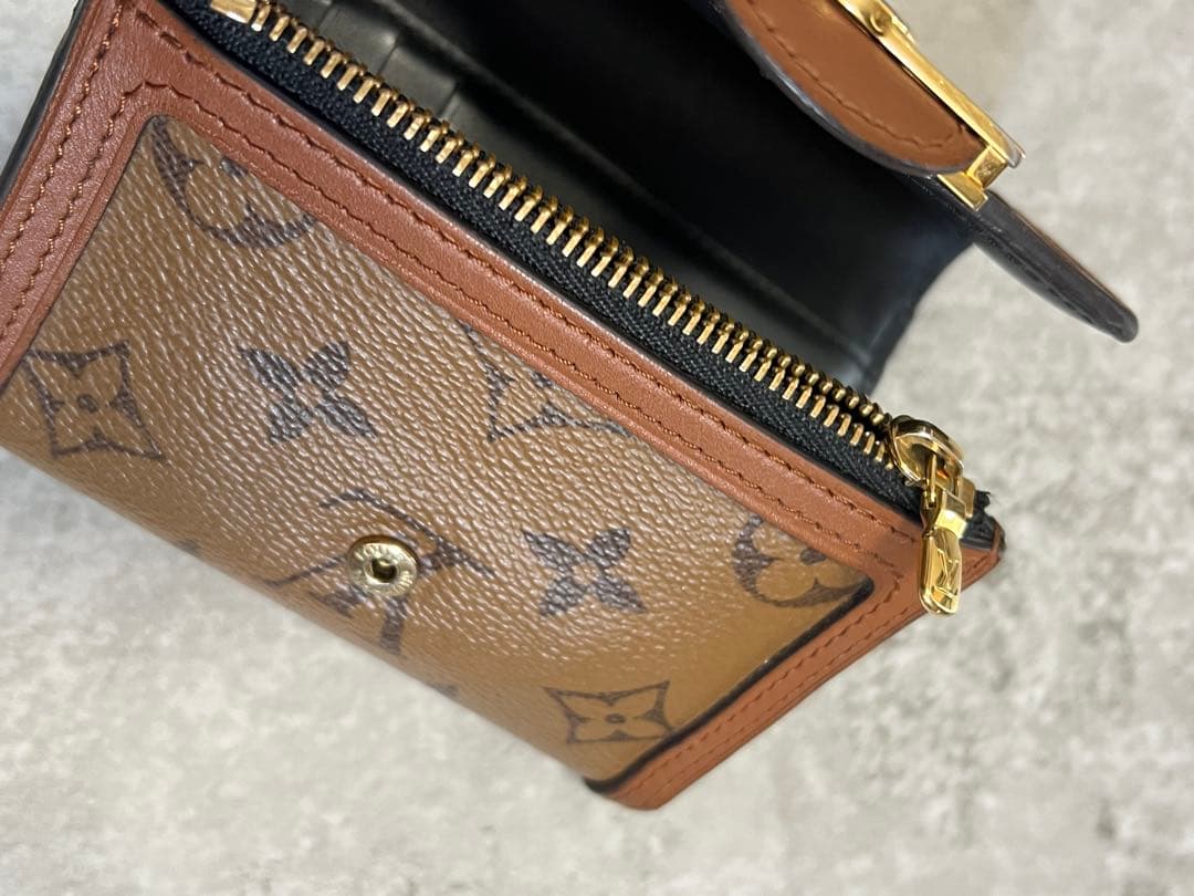 ルイヴィトン ポルトフォイユ・ドーフィーヌ コンパクト M68725 三つ折財布