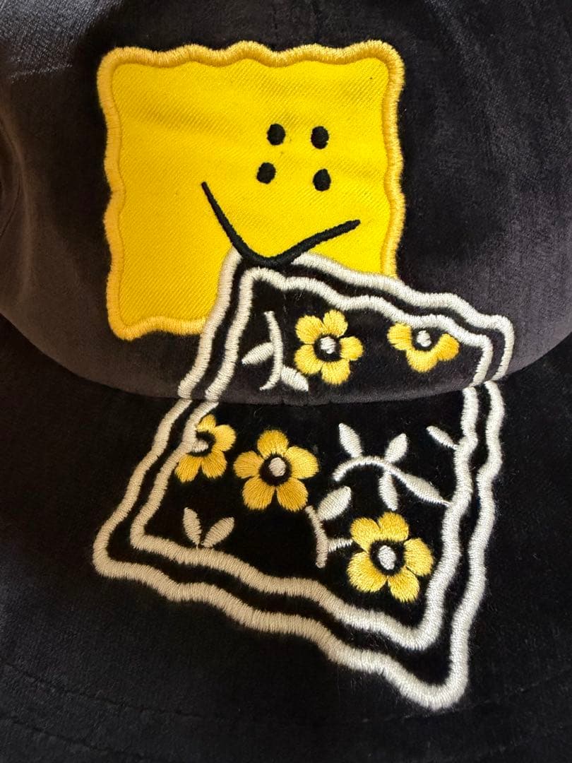 KAPITAL 別珍 ベースボールCAP（PECKISH RAINBOWY刺繍）
