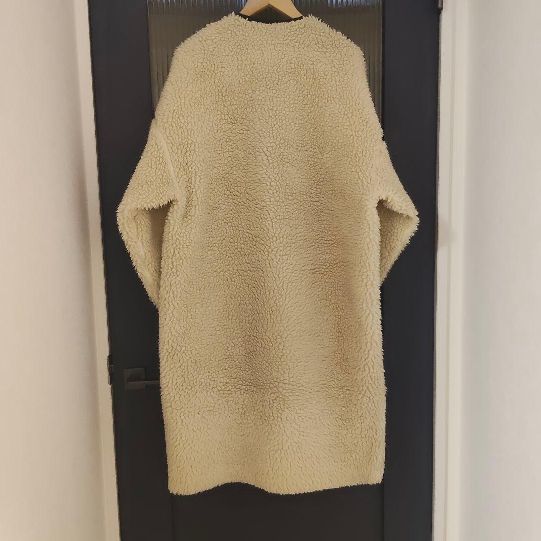 HYKE ハイク FAUX SHEARLING COAT ボア ロングコート