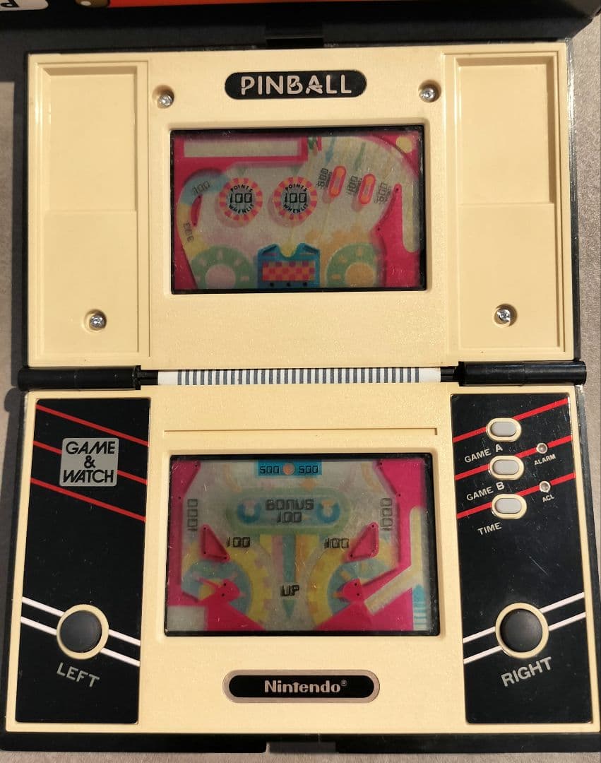 【美品】任天堂 ゲームウォッチ PINBALL ピンボール マルチスクリーン