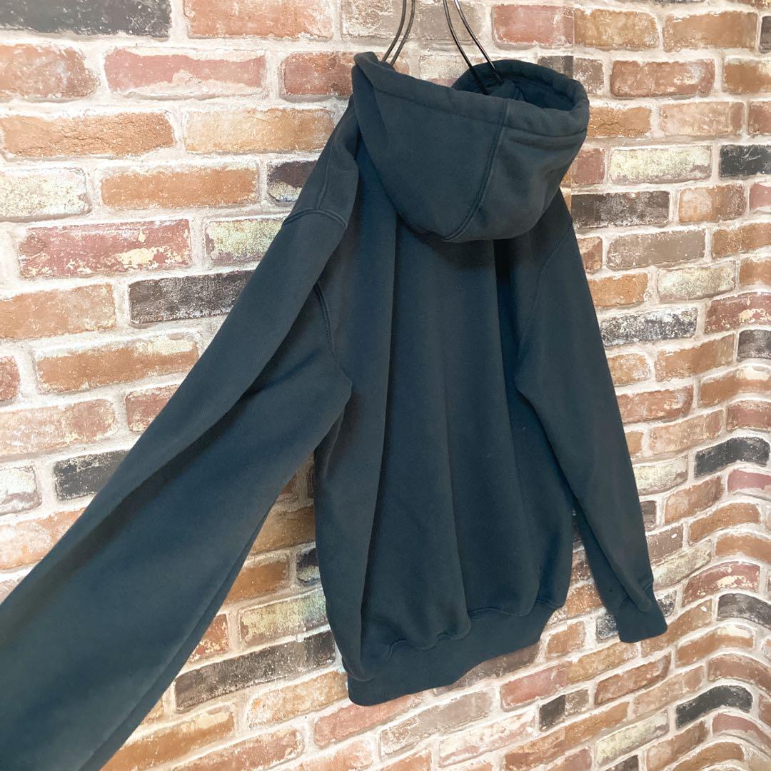 《人気》　カーハート　carhartt ジップアップパーカー　ネイビー　S