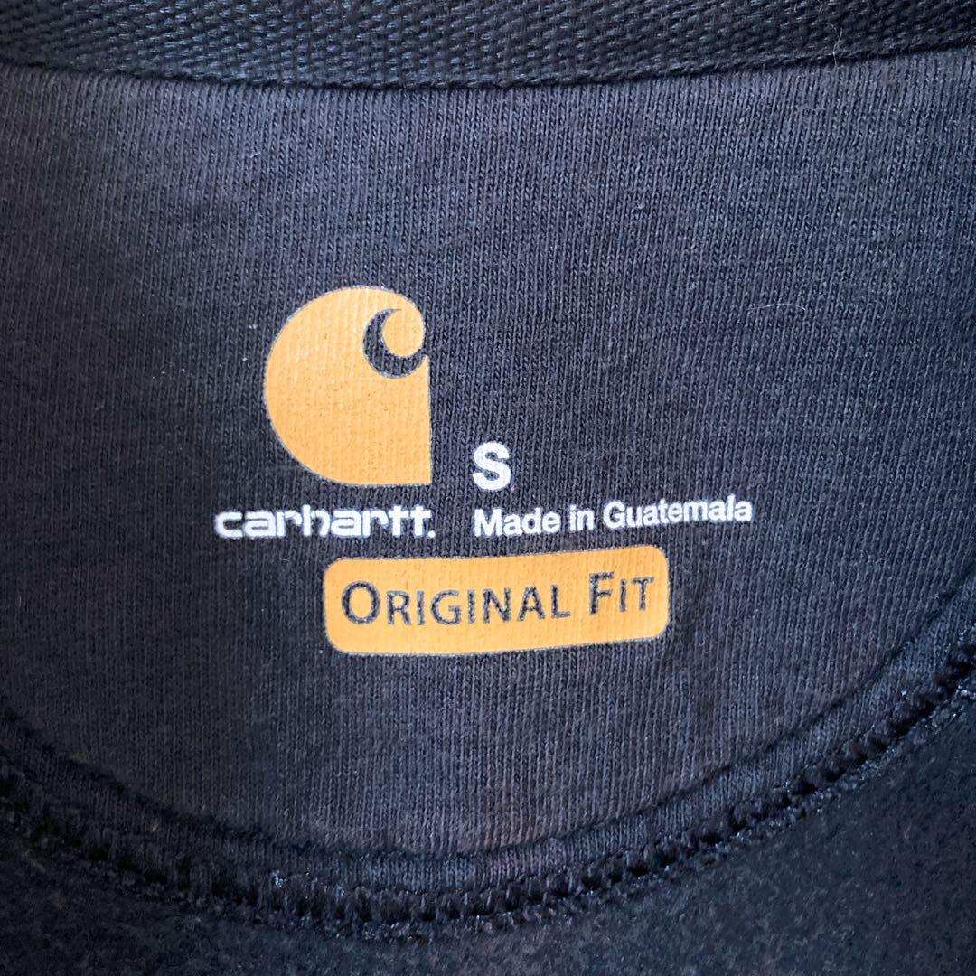 《人気》　カーハート　carhartt ジップアップパーカー　ネイビー　S