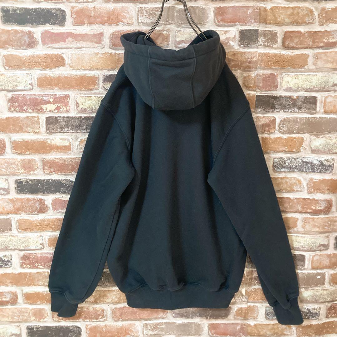 《人気》　カーハート　carhartt ジップアップパーカー　ネイビー　S