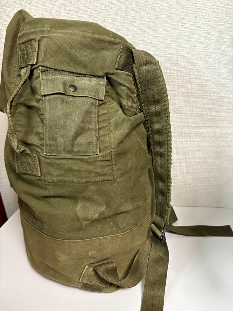 専用米軍 DUFFEL BAG コットン ダッフルバッグ ステンシル ビンテージ