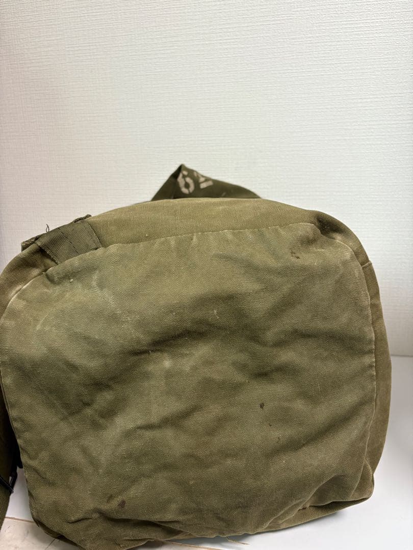 専用米軍 DUFFEL BAG コットン ダッフルバッグ ステンシル ビンテージ