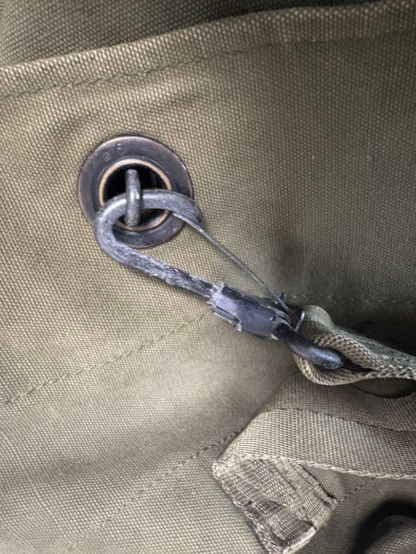 専用米軍 DUFFEL BAG コットン ダッフルバッグ ステンシル ビンテージ
