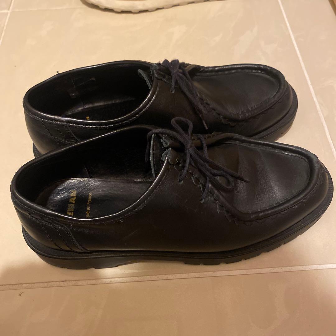 KLEMAN ブラック モカシン レザー