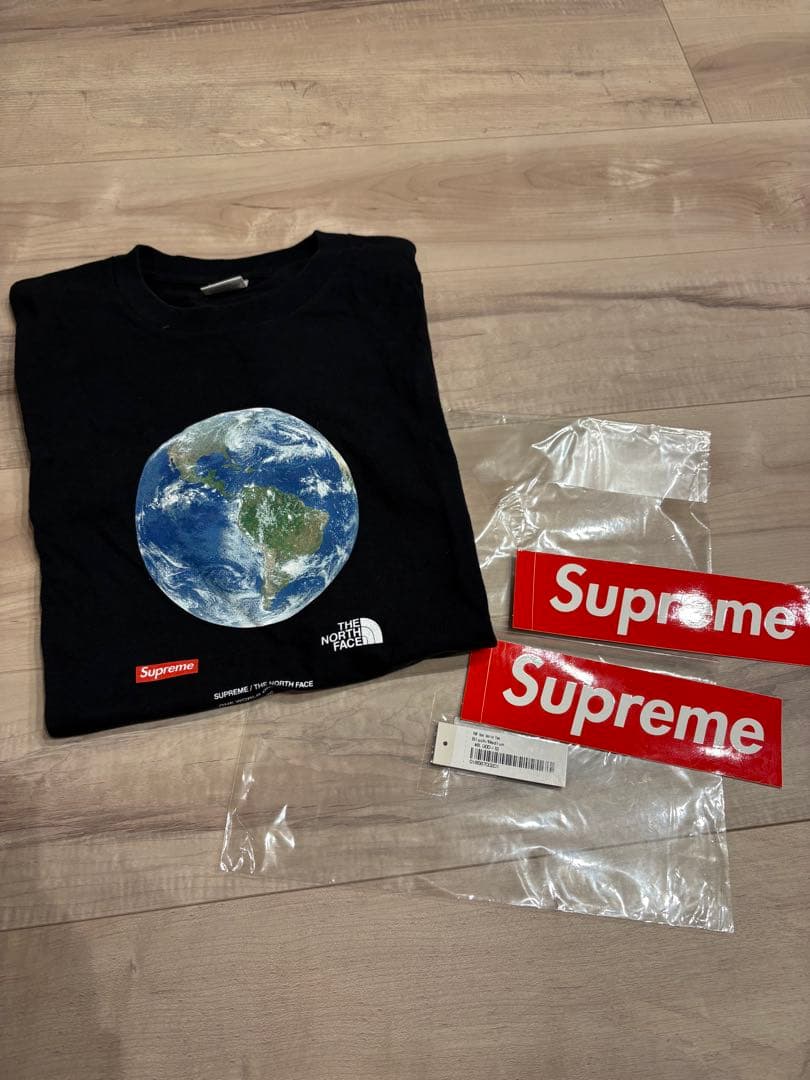 トップス supreme the north face one world tee M