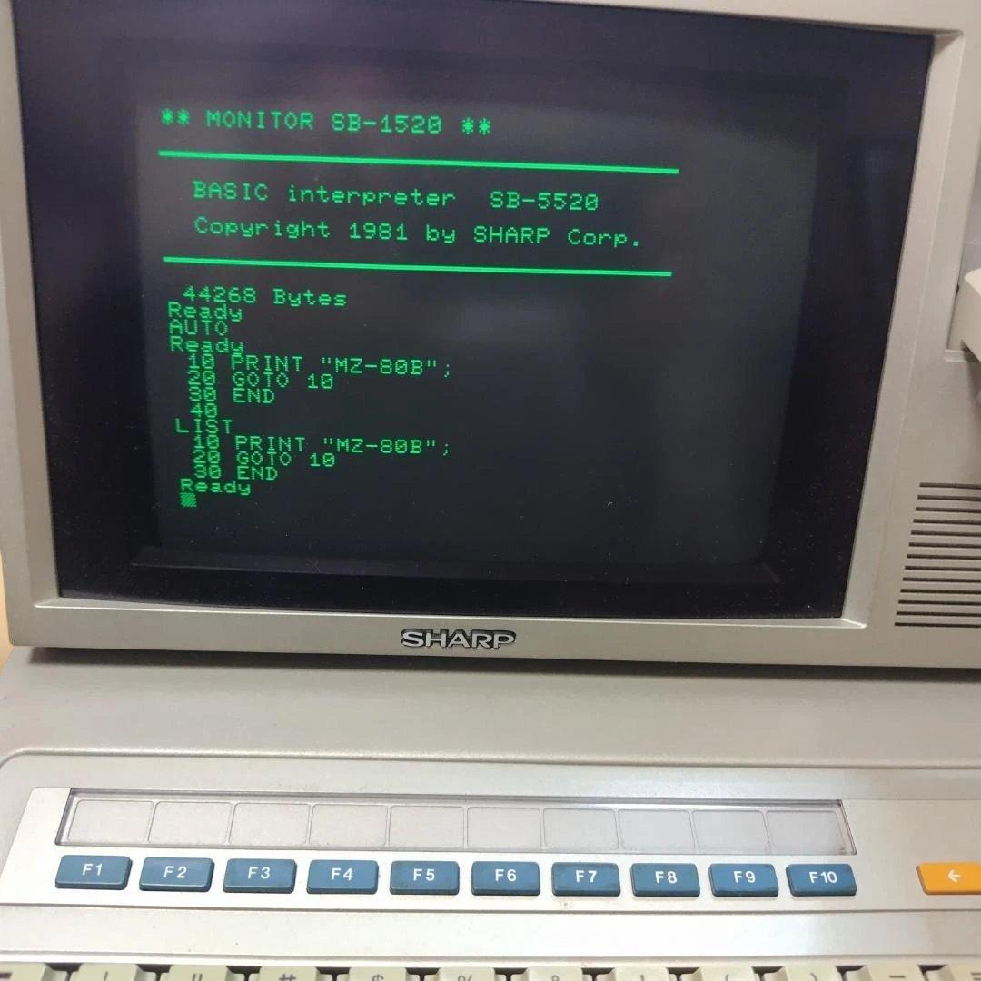 モグダグ 様　SHARP MZ-80B 本体 & MZ-80B活用研究
