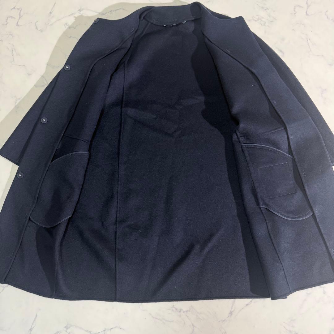 美品Max Mara TheCube クチートアマーノ　アンゴラノーカラーコート