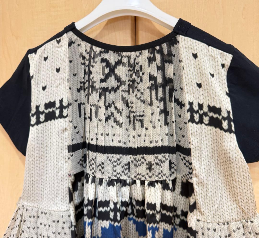 2024年 【未使用に近い美品】★sacai サカイ★プリーツ カットソー