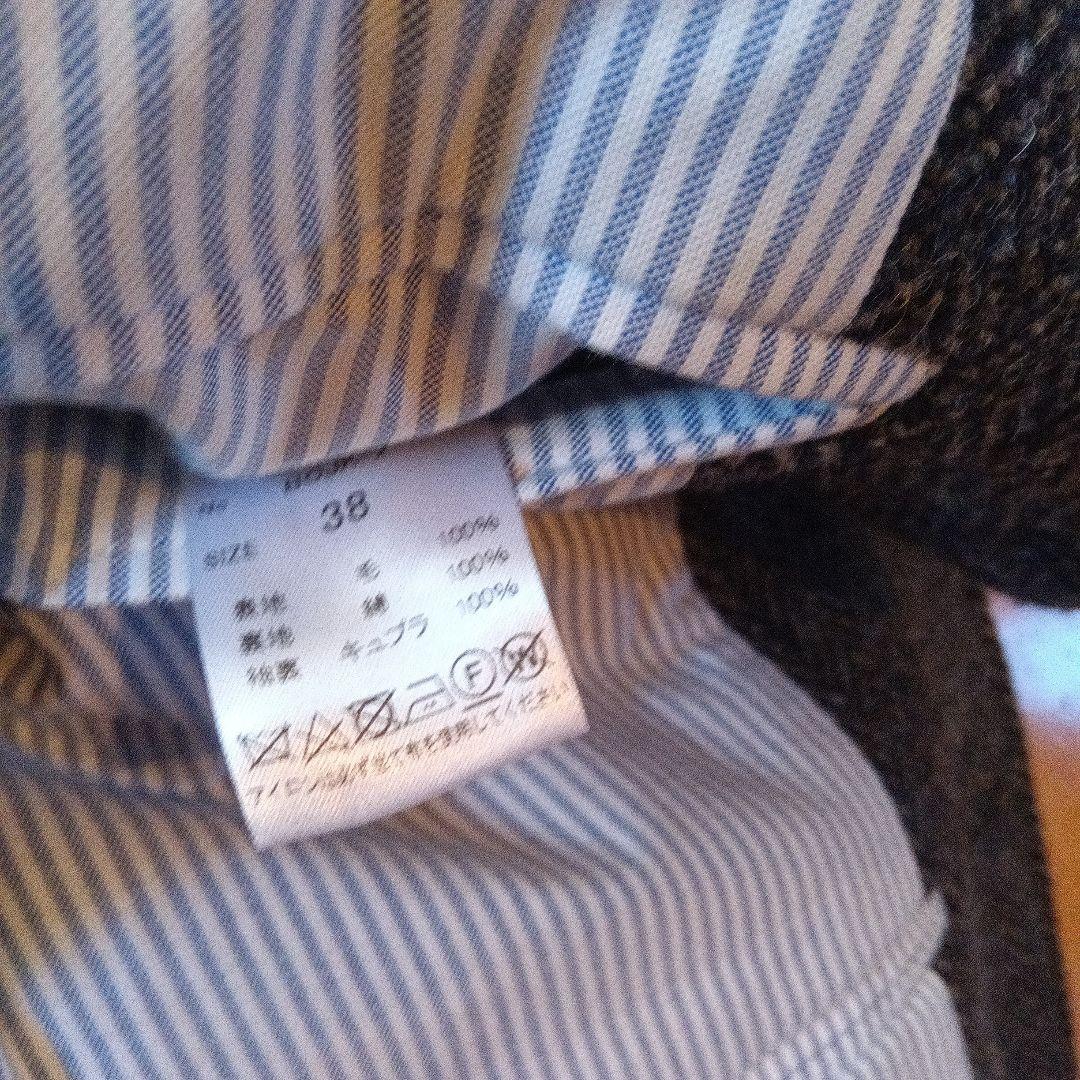 ボンクラ　テイラードジャケット　ツイードサンドスター　size38