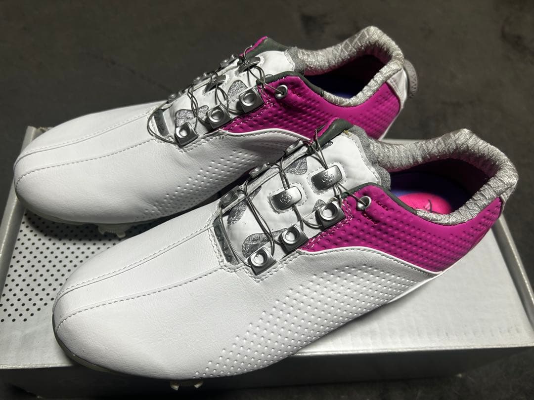 FootJoy ゴルフシューズ 女性用 ホワイト/ピンク