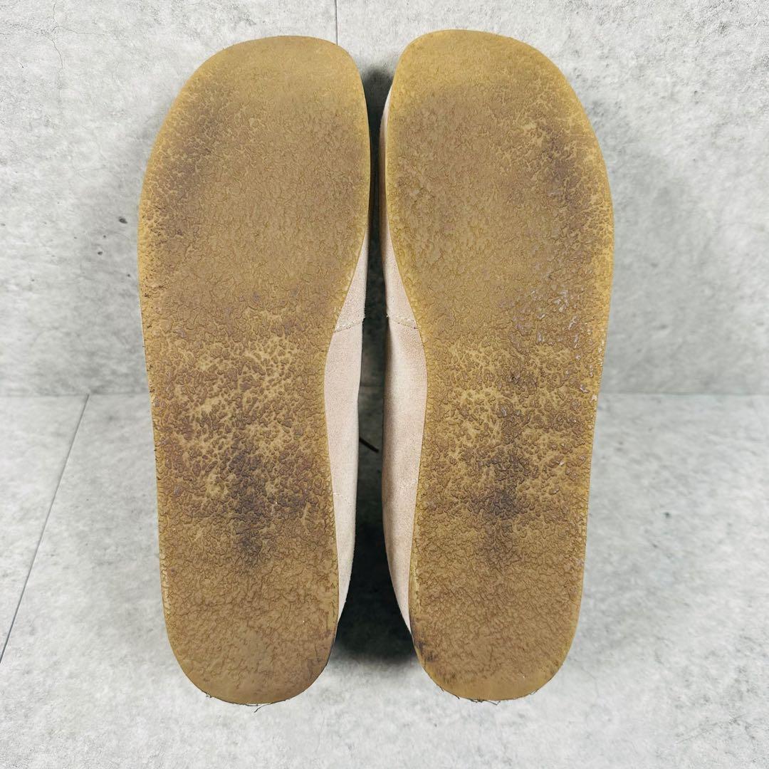 CLARKS クラークス ワラビー シューズ 革靴 ブーツ モカシン ベージュ