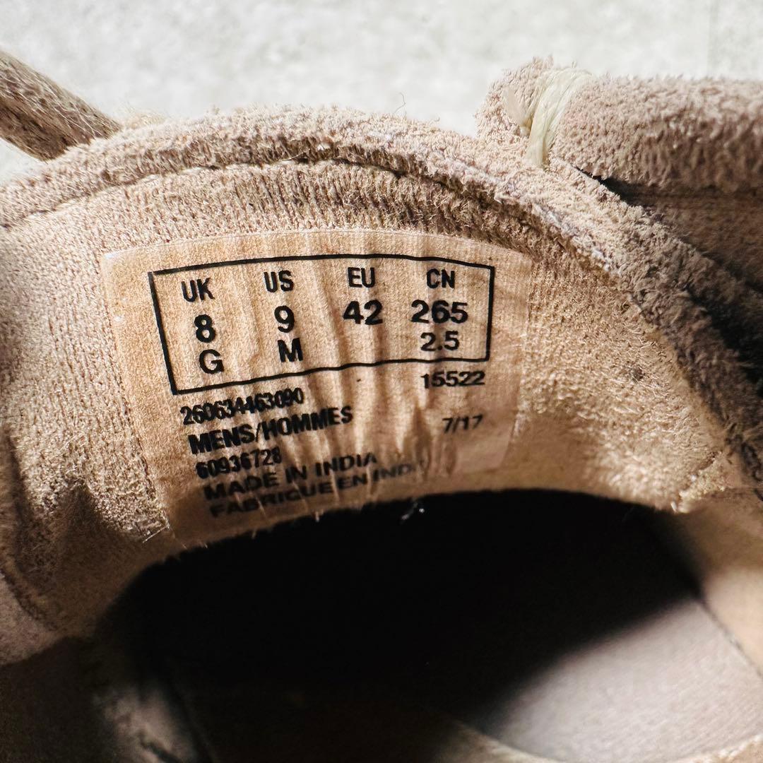 CLARKS クラークス ワラビー シューズ 革靴 ブーツ モカシン ベージュ