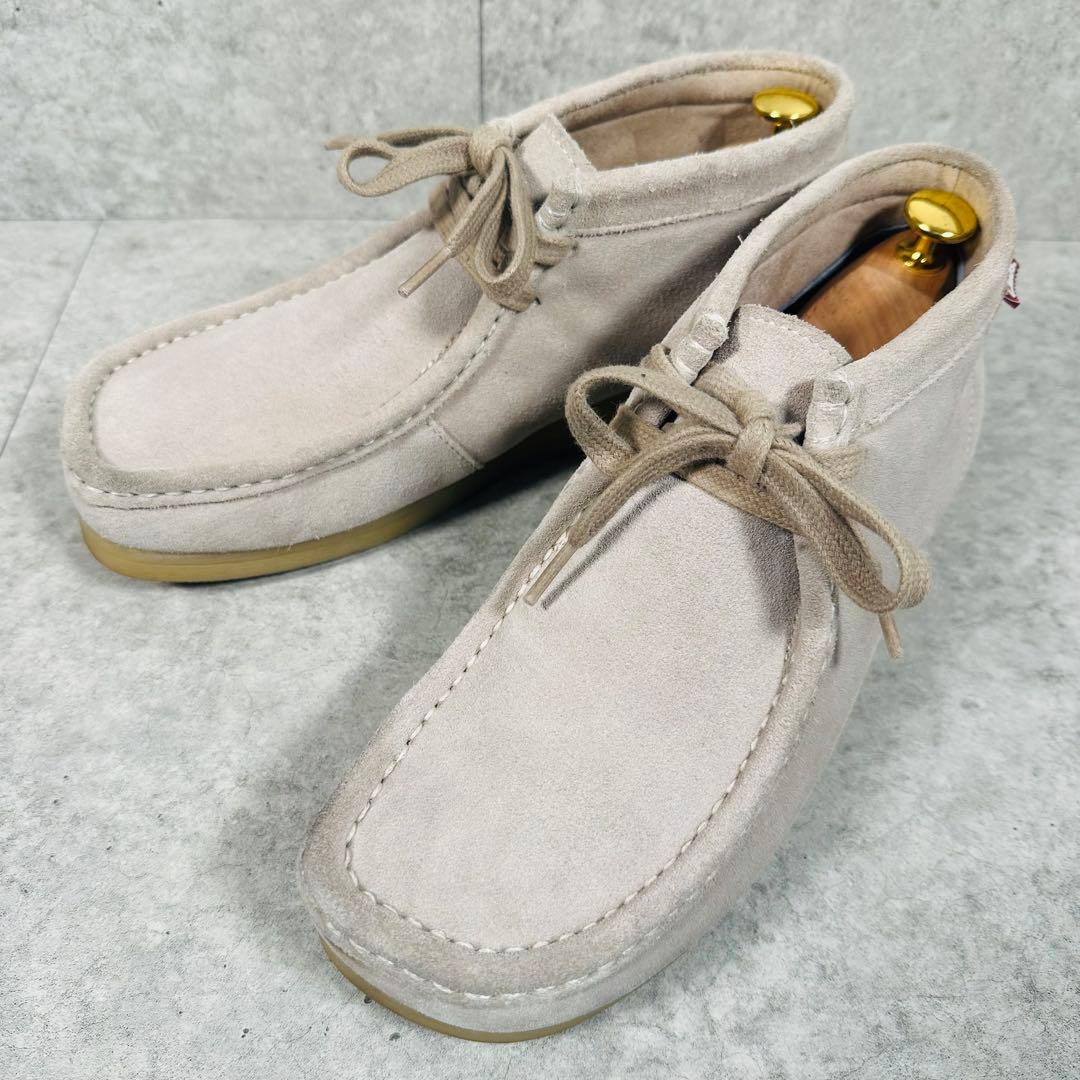 CLARKS クラークス ワラビー シューズ 革靴 ブーツ モカシン ベージュ