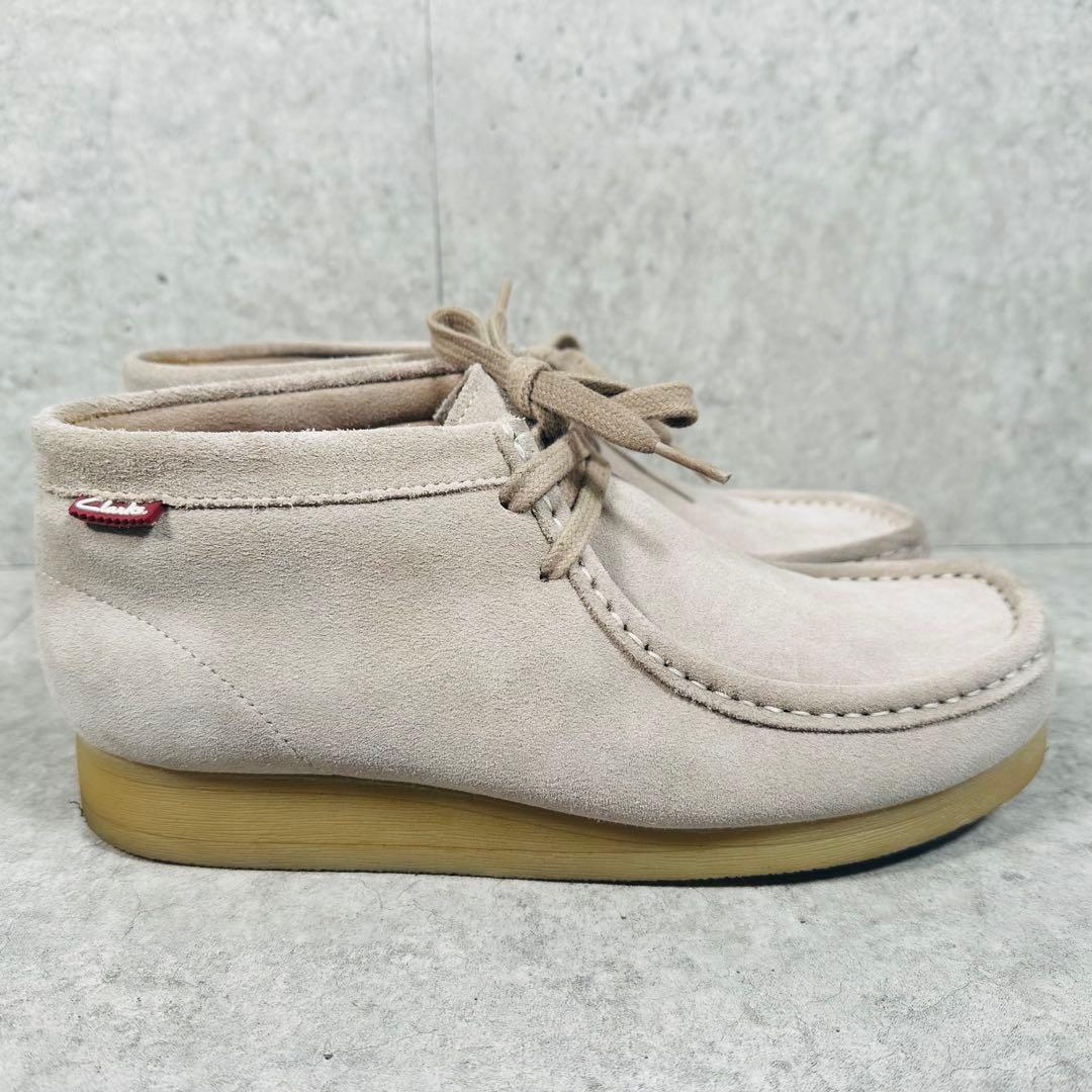 CLARKS クラークス ワラビー シューズ 革靴 ブーツ モカシン ベージュ