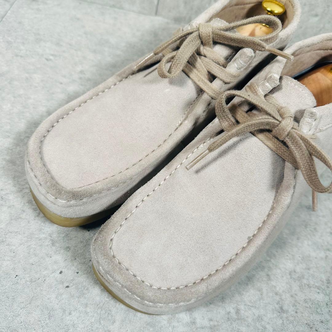 CLARKS クラークス ワラビー シューズ 革靴 ブーツ モカシン ベージュ