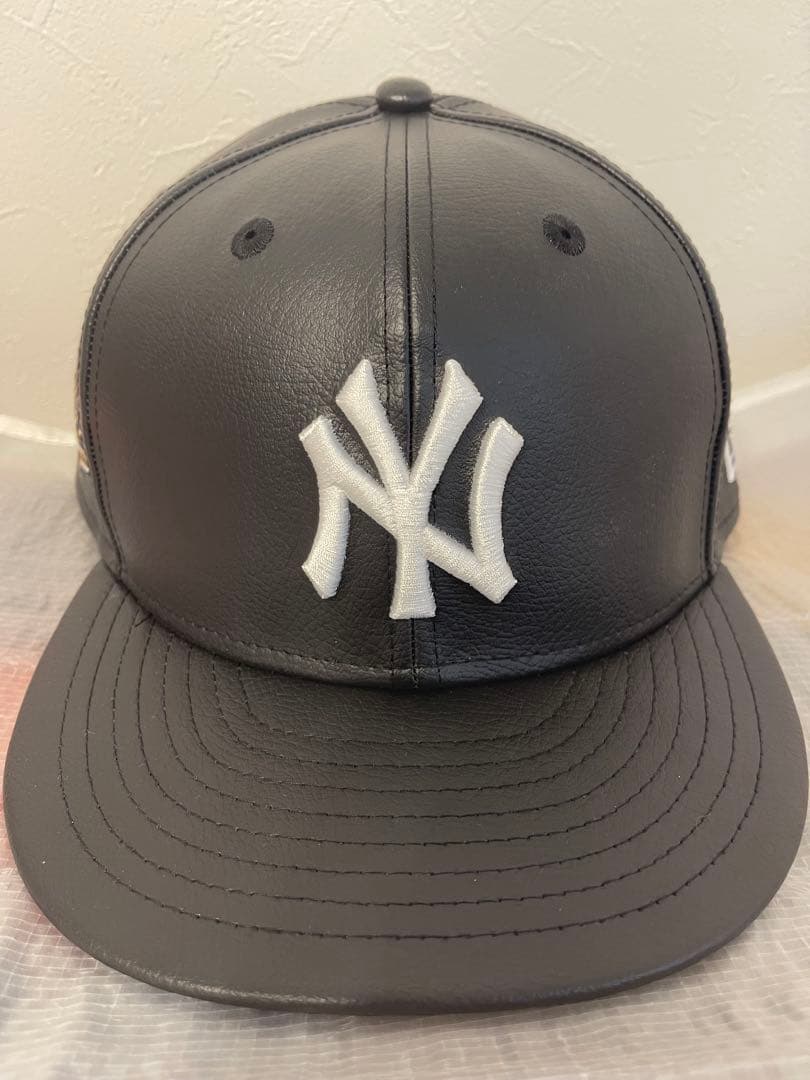 匠*藤様 new era 59FIFTY ヤンキース レザー
