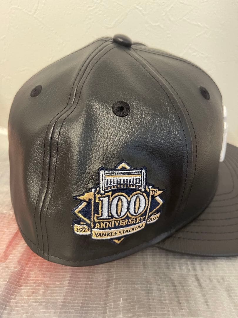 匠*藤様 new era 59FIFTY ヤンキース レザー