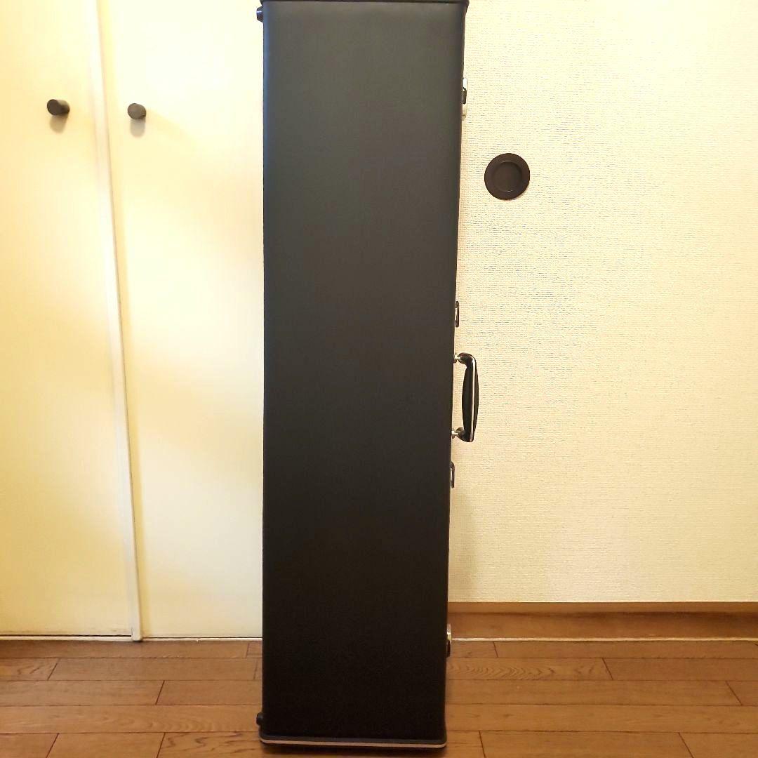 【良品】三味線 ハードケース 鍵付き ブラック 保管ケース 和楽器 持ち運び