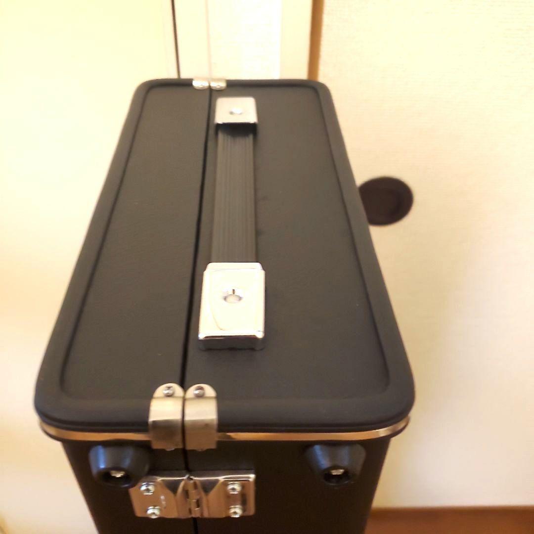 【良品】三味線 ハードケース 鍵付き ブラック 保管ケース 和楽器 持ち運び