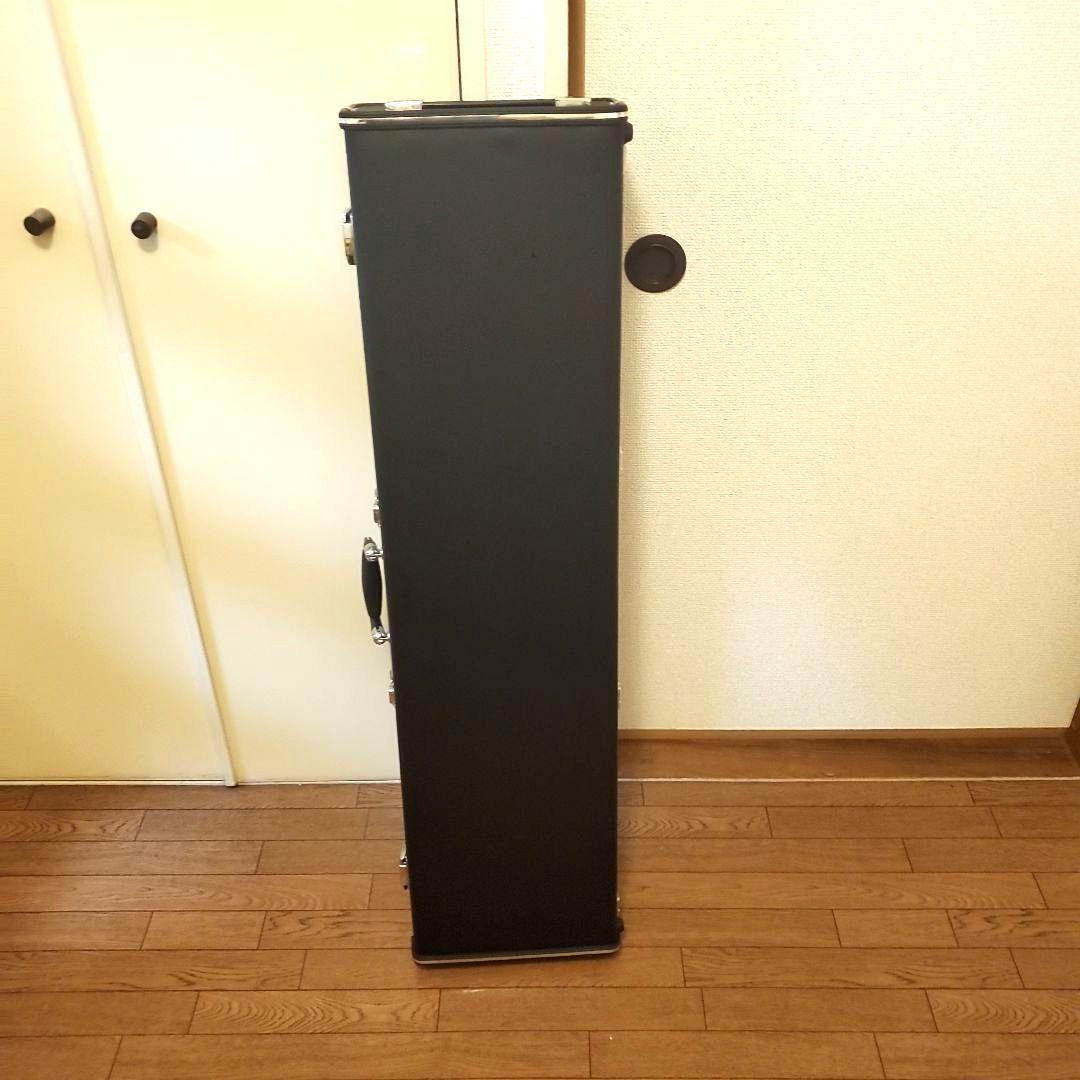 【良品】三味線 ハードケース 鍵付き ブラック 保管ケース 和楽器 持ち運び