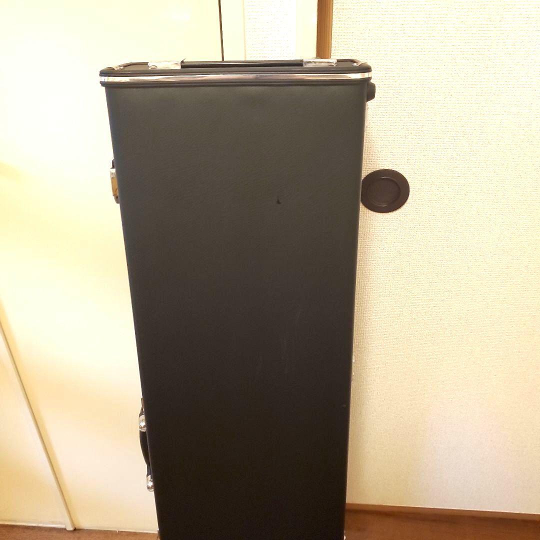 【良品】三味線 ハードケース 鍵付き ブラック 保管ケース 和楽器 持ち運び