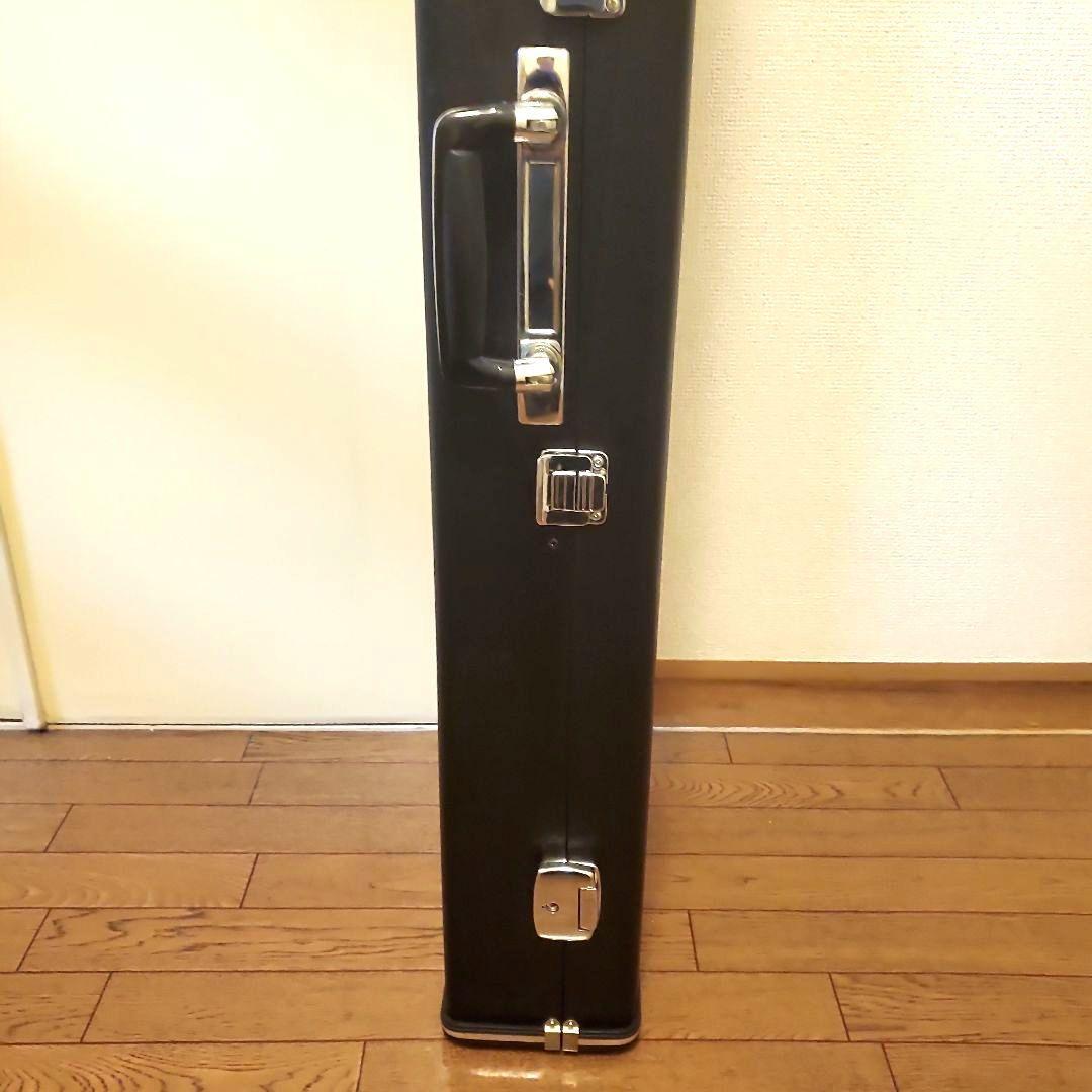 【良品】三味線 ハードケース 鍵付き ブラック 保管ケース 和楽器 持ち運び
