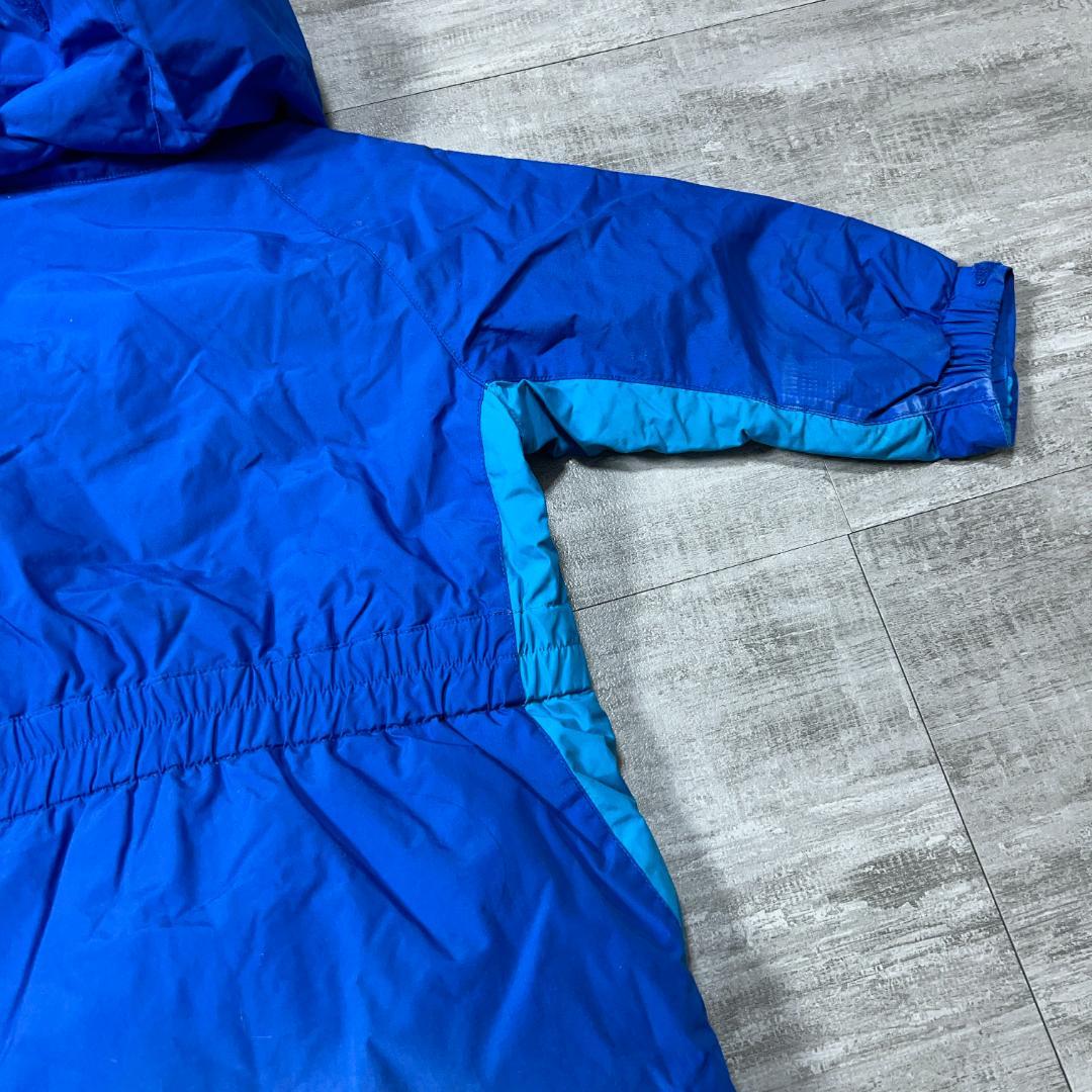 mont-bel モンベル パウダーカバーオール キッズ 100 スキーウェア青