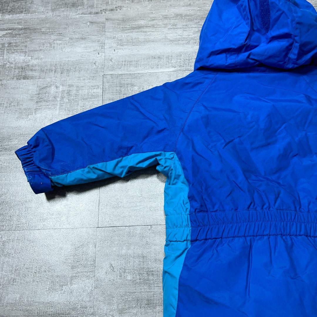 mont-bel モンベル パウダーカバーオール キッズ 100 スキーウェア青