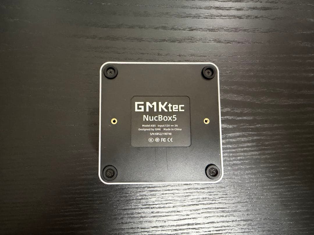 NucBox5 gmktec win11pro ミニPC