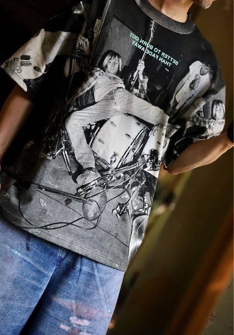 トップス TALKING ABOUT THE ABSTRACTION NIRVANA-T