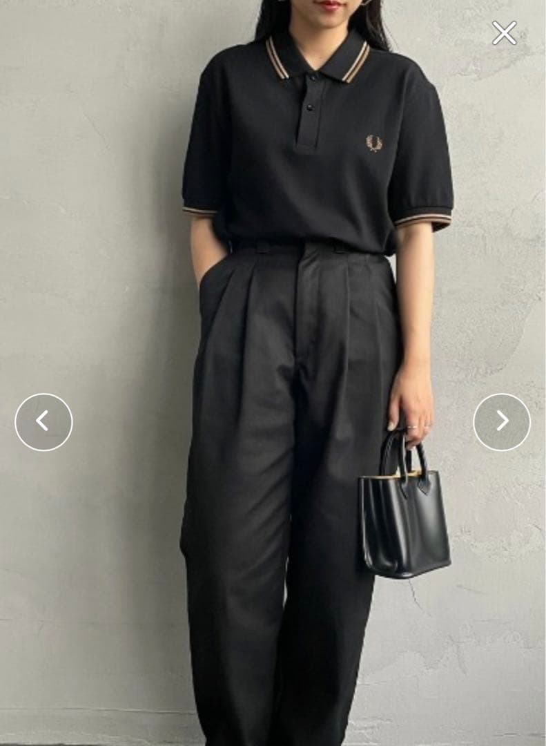 n*2様 FRED PERRY ツインティップライン ワンポイントロゴ刺繍ポロシ