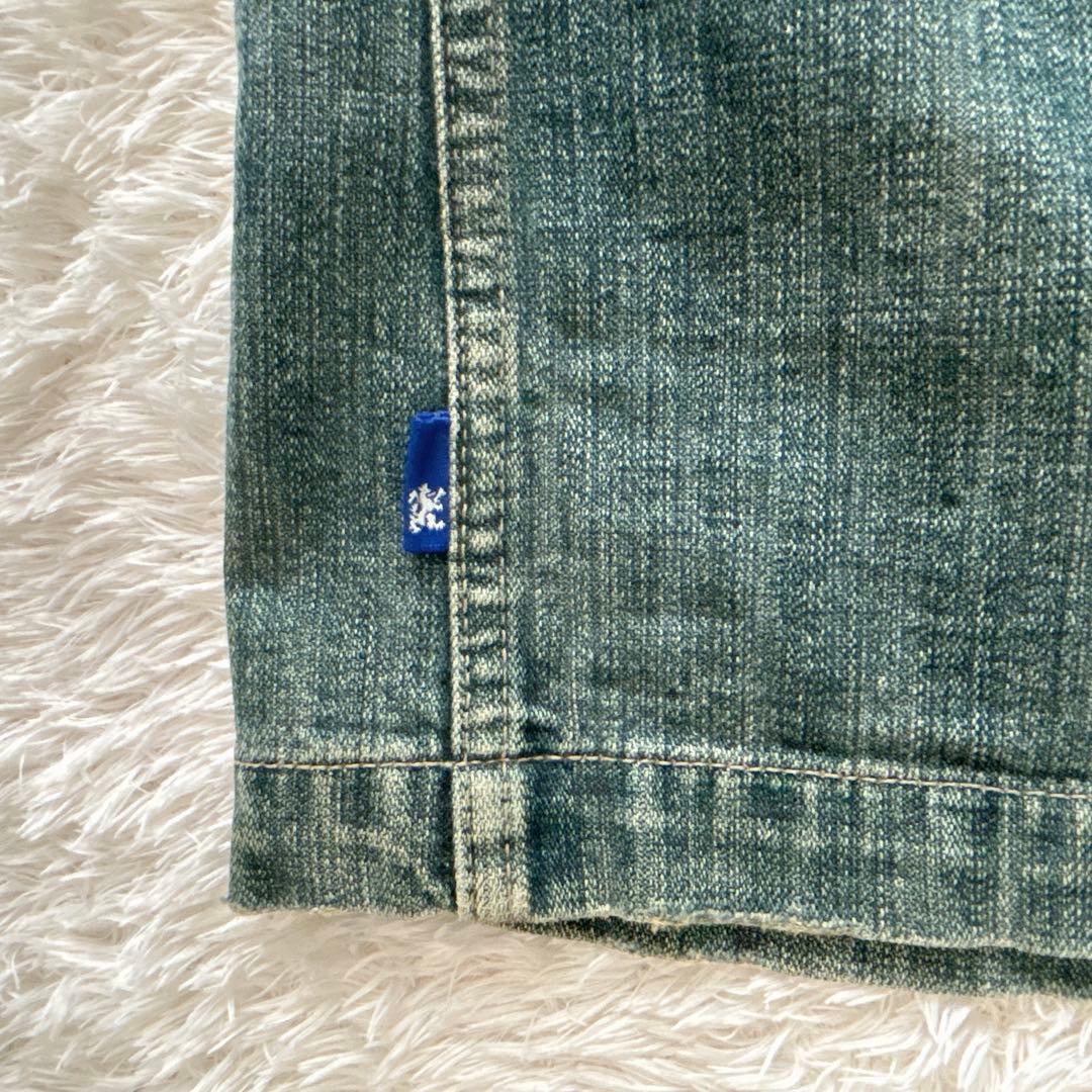 R.NEWBOLD ポールスミス】デニム カバーオール ダメージ XL