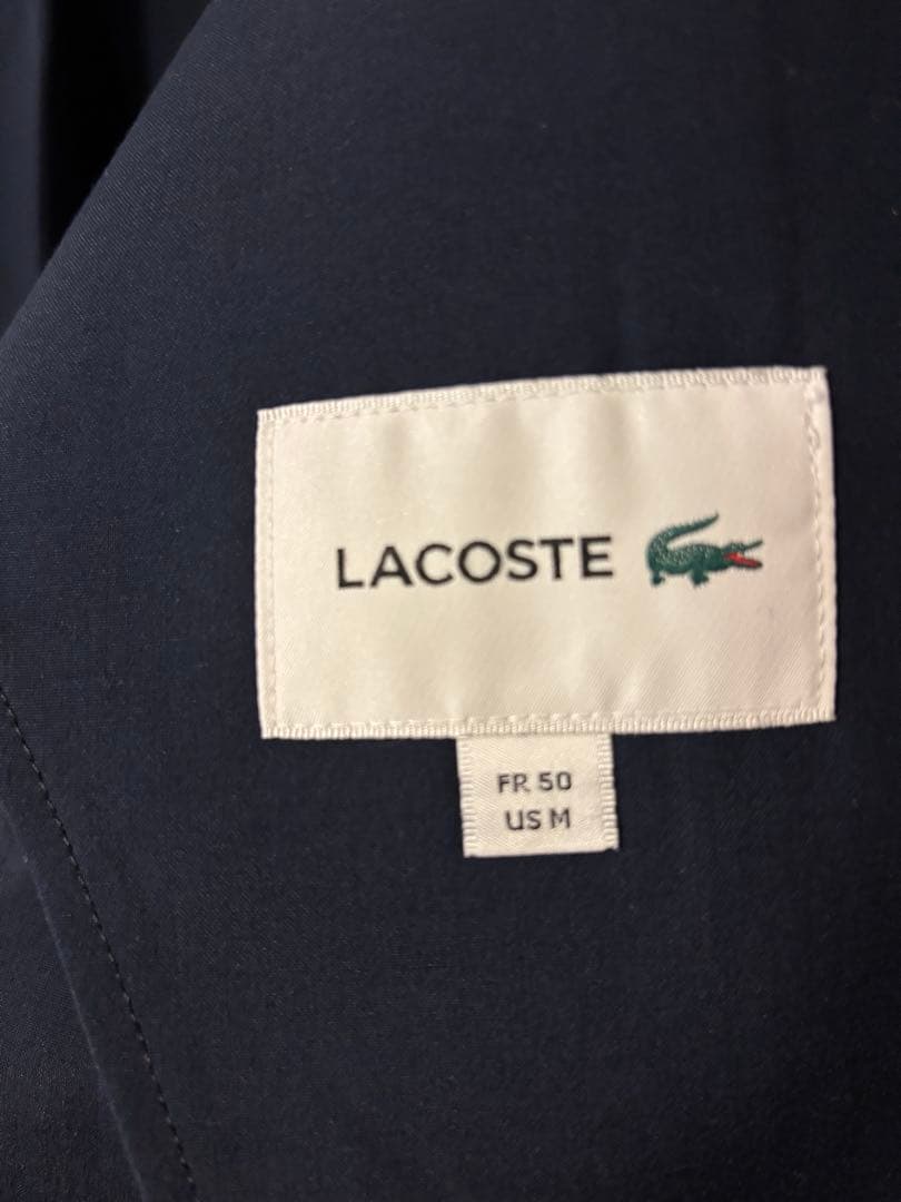 LACOSTE ラコステ 撥水テーラードジャケット　ネイビー