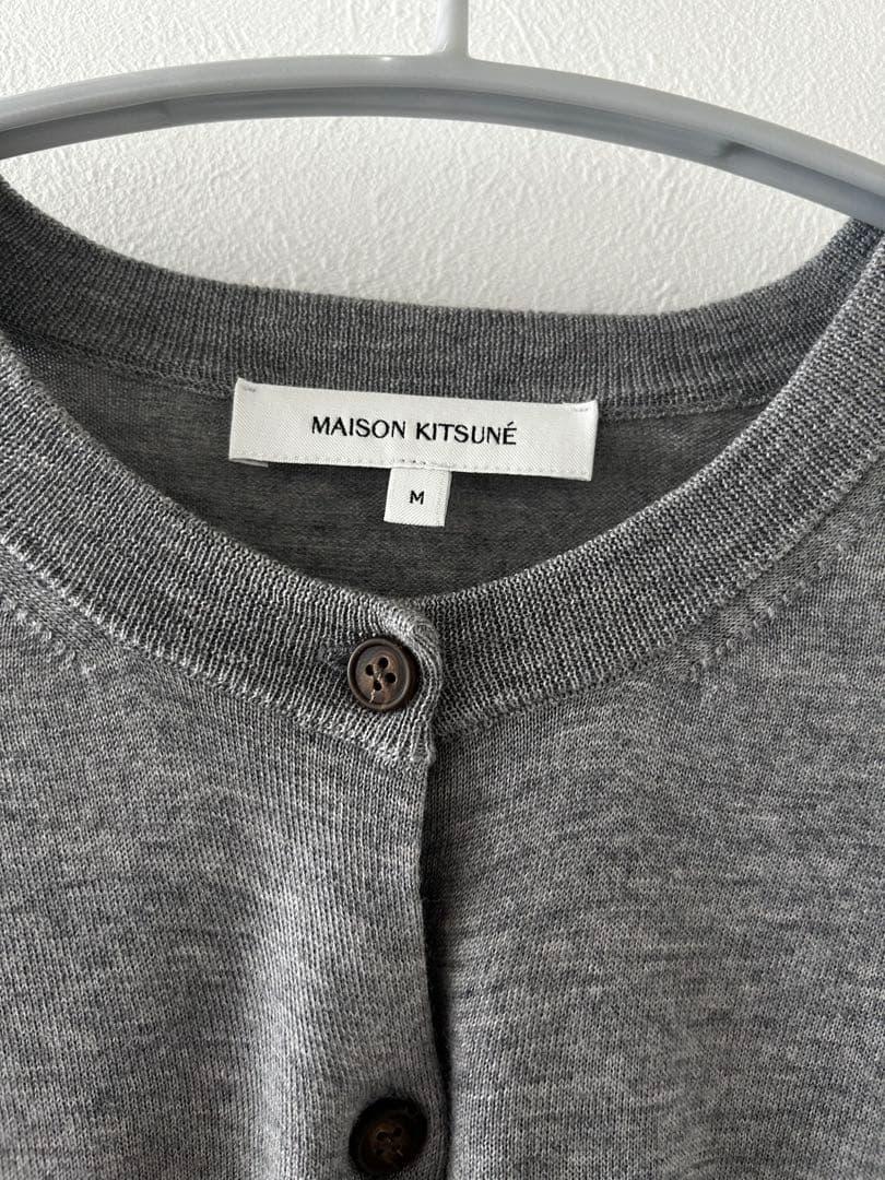 MAISON KITSUNÉ グレー カーディガン M