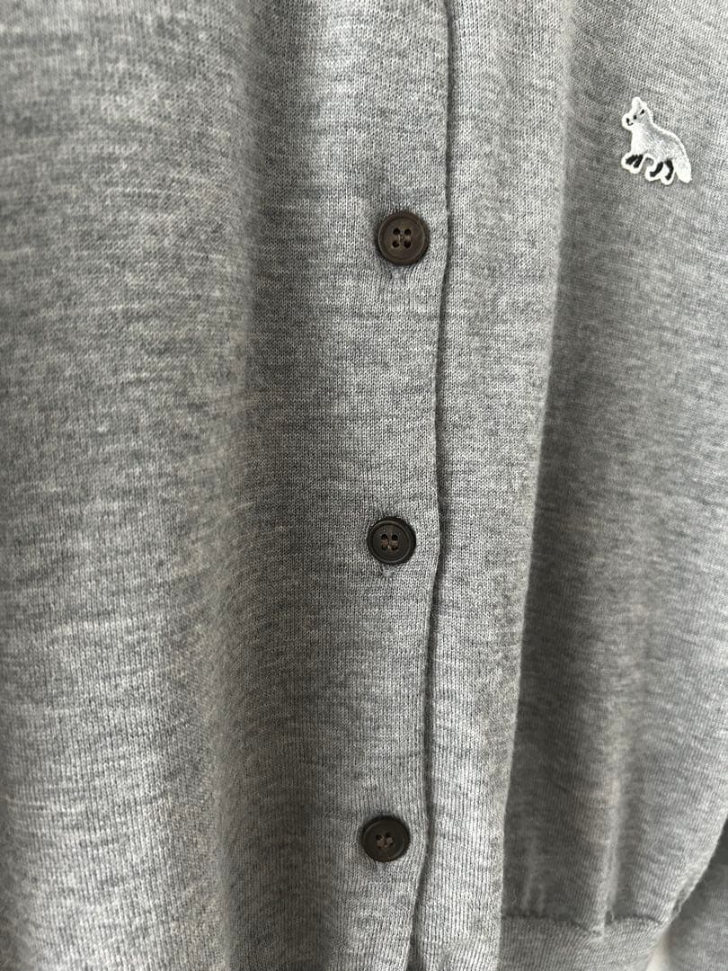MAISON KITSUNÉ グレー カーディガン M