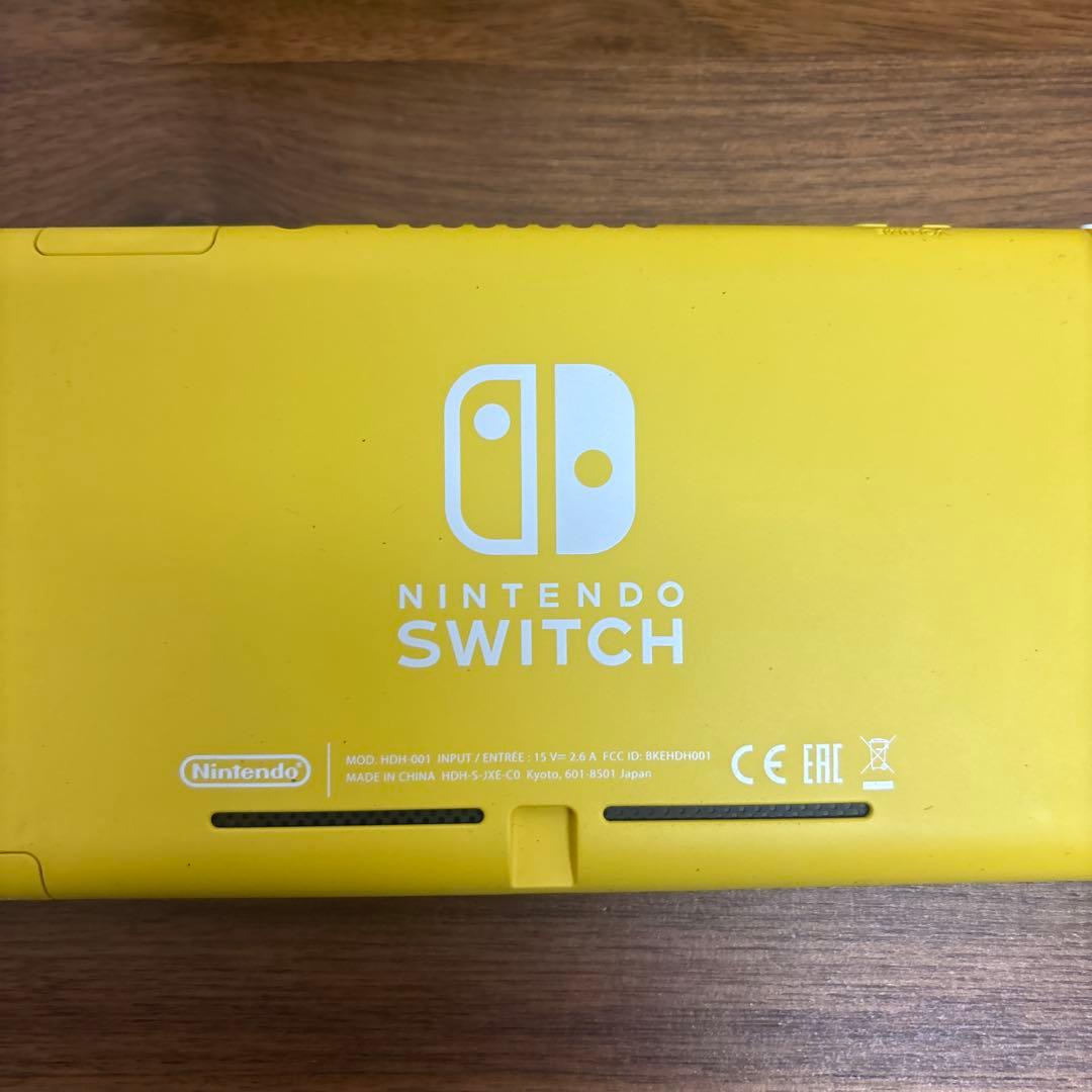 Nintendo Switch Lite イエロー ゲーム機 本体 カバー付き