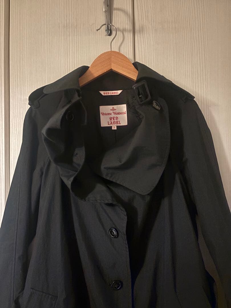 M*様 ヴィヴィアン・ウェストウッド　トレンチコート Red Label 黒 サ