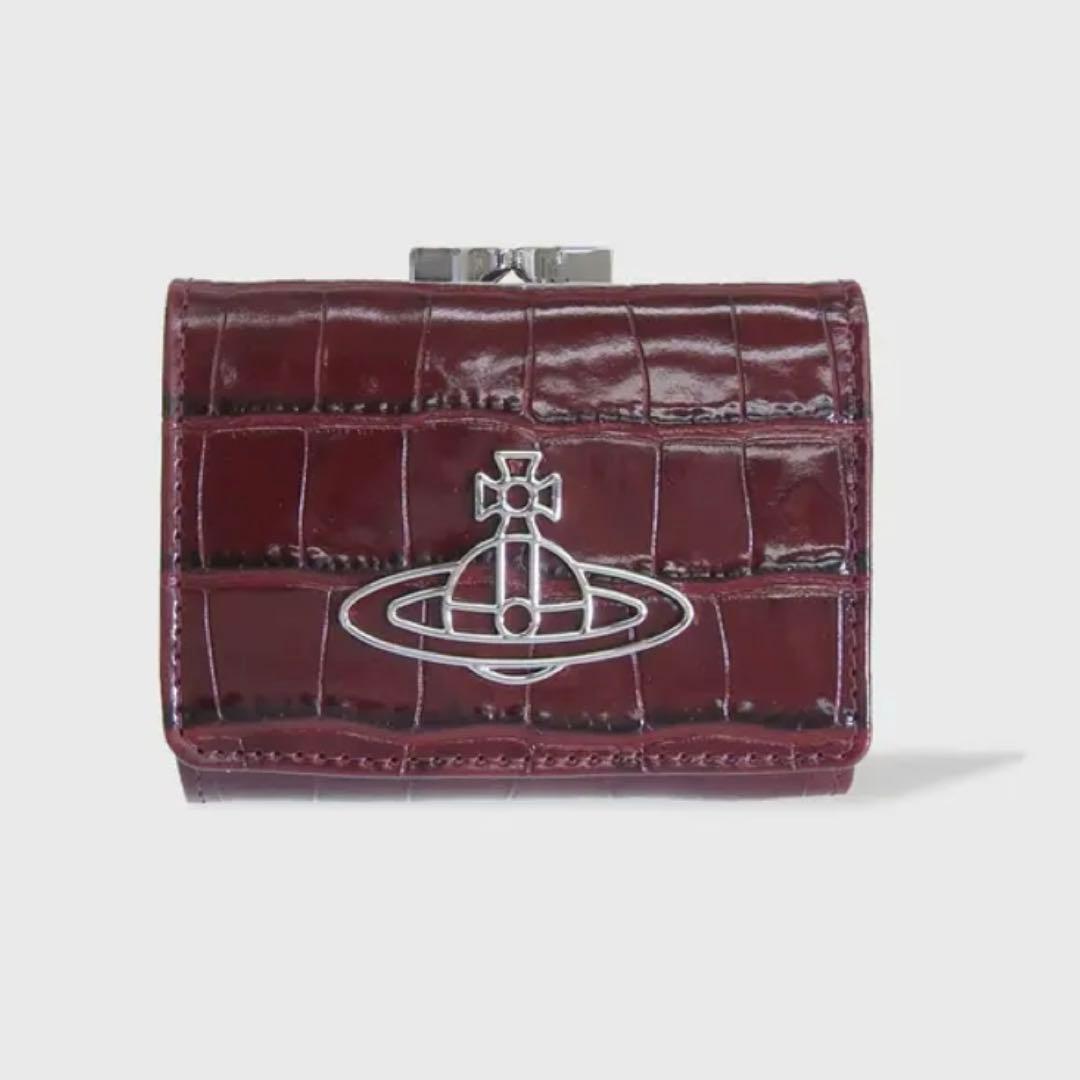 専用 Vivienne Westwood バーガンディ 三つ折り財布