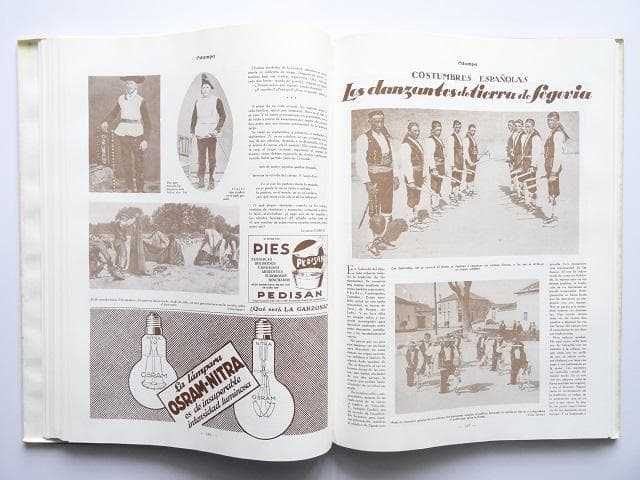 洋書◆1928年から1936年に出版された民族誌とコストゥンブリズモの記事写真集