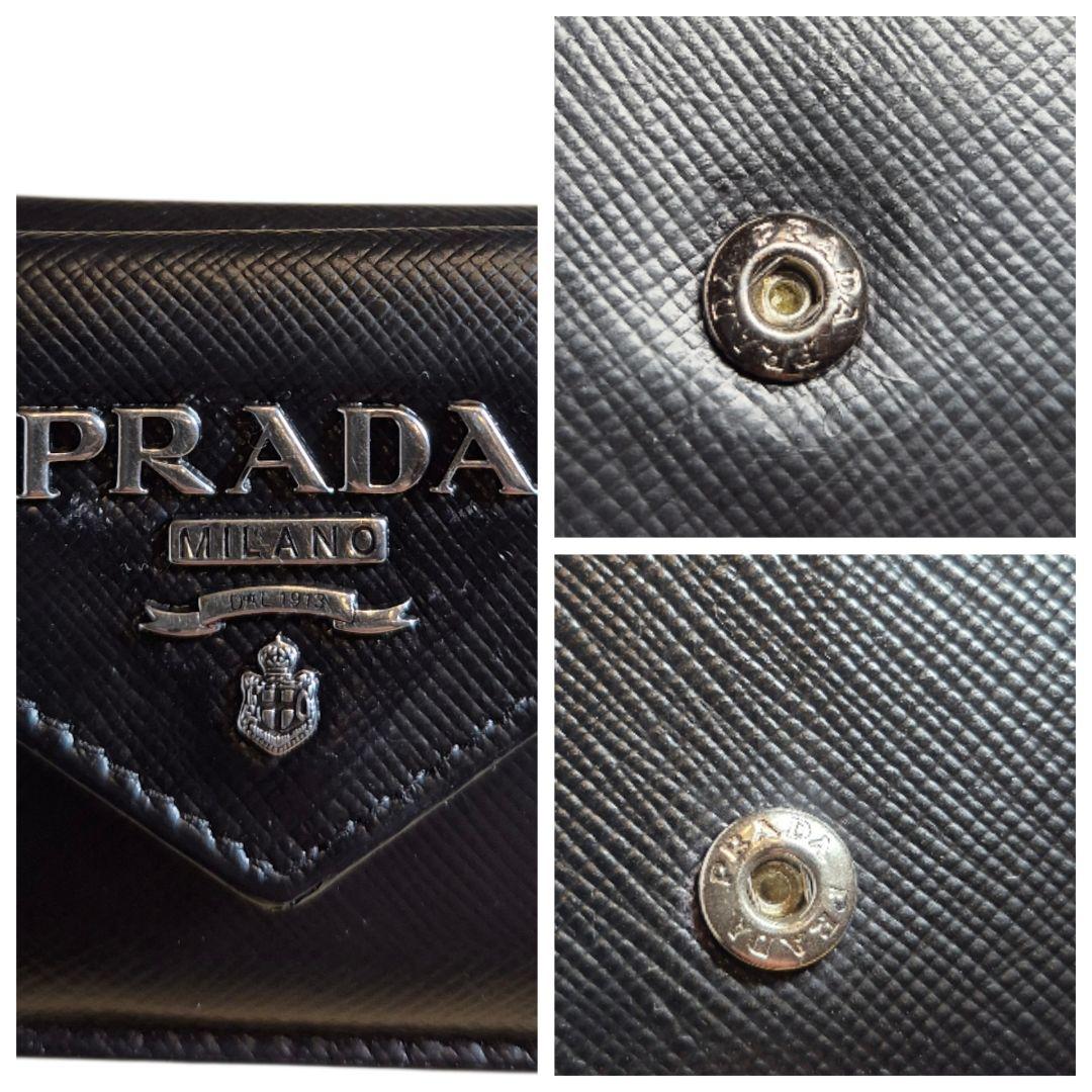 ＰＲＡＤＡ　プラダ　サフィアーノ　三つ折り財布 v