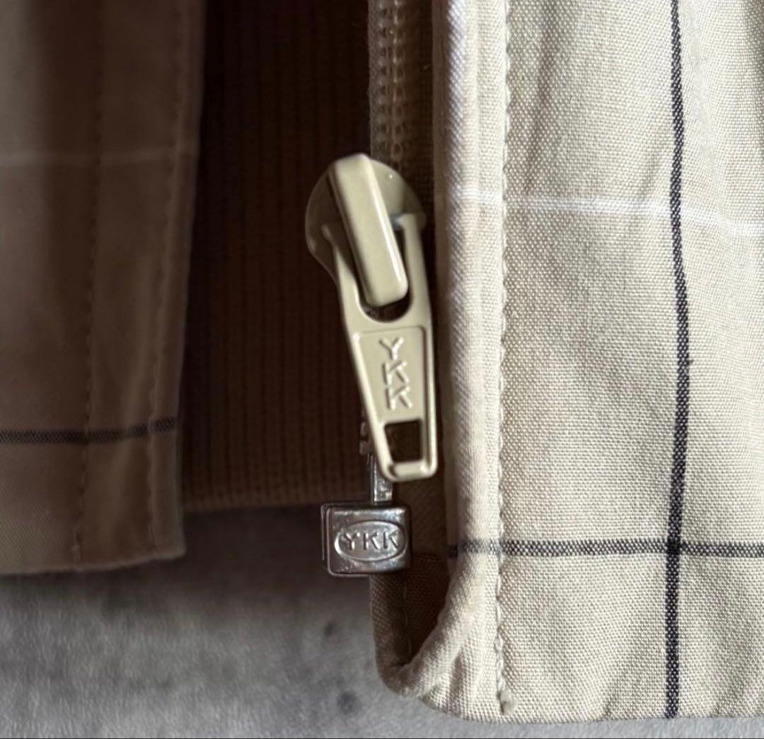 【BARACUTA】ハリントンジャケット　スイングトップ　チェック　短丈　UK