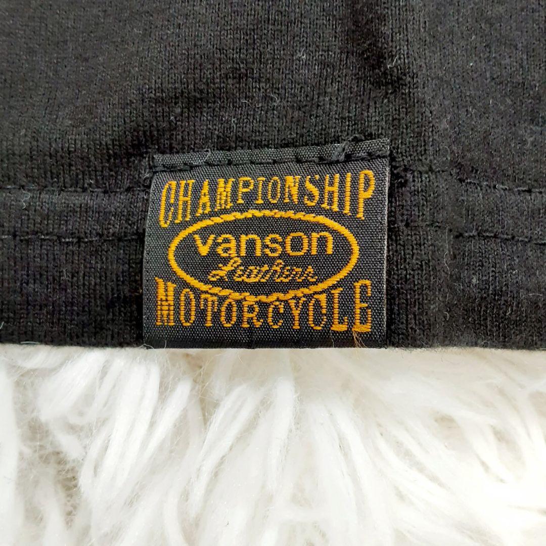 美品◎VANSON FELIX バンソン フェリックス Tシャツ 刺繍 ワッペン
