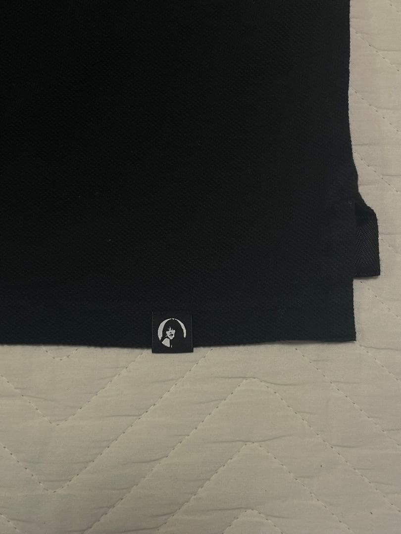 ドクロ刺繍 Hys girl back print s/s polo shirt
