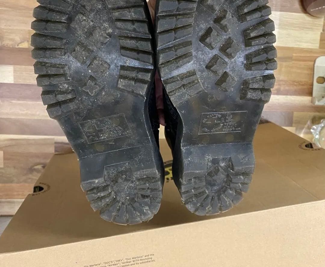 【美品】 Dr.Martens 20ホール レザーブーツ 22.5~23.0cm
