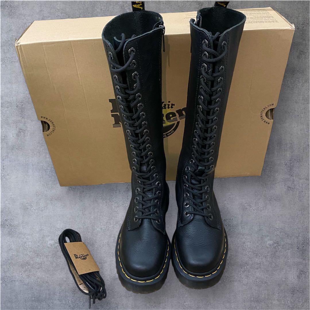 【美品】 Dr.Martens 20ホール レザーブーツ 22.5~23.0cm