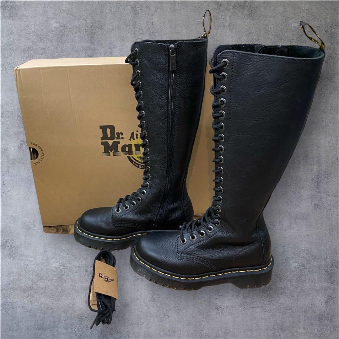 【美品】 Dr.Martens 20ホール レザーブーツ 22.5~23.0cm