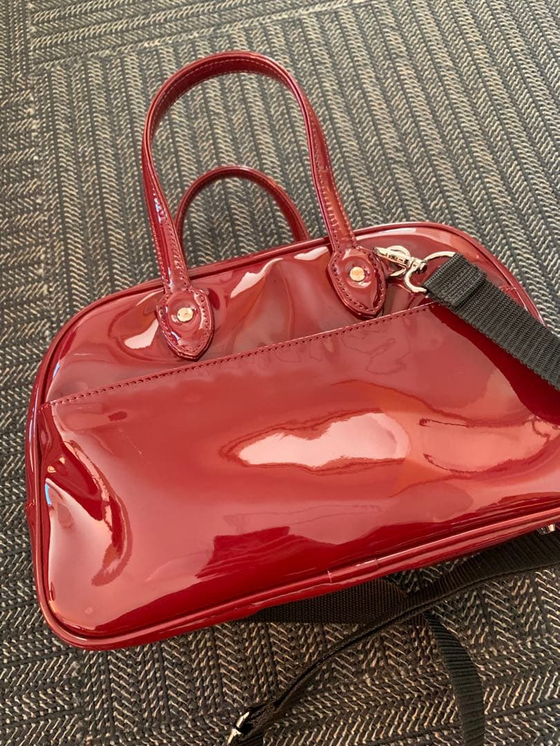 ILEMER DayDay 2way ミニボストンバッグ ボルドー 美品